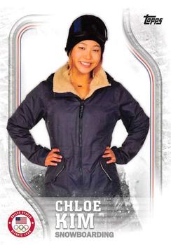 2018 Topps U.S. Olympic & Paralympic Team Hopefuls #US-36 Chloe Kim Front
