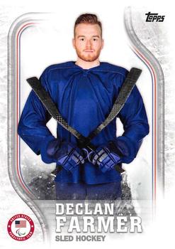 2018 Topps U.S. Olympic & Paralympic Team Hopefuls #US-46 Declan Farmer Front