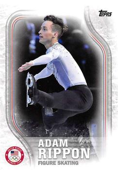 2018 Topps U.S. Olympic & Paralympic Team Hopefuls #USA-12 Adam Rippon Front