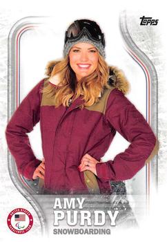 2018 Topps U.S. Olympic & Paralympic Team Hopefuls #USA-28 Amy Purdy Front
