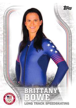 2018 Topps U.S. Olympic & Paralympic Team Hopefuls #USA-34 Brittany Bowe Front
