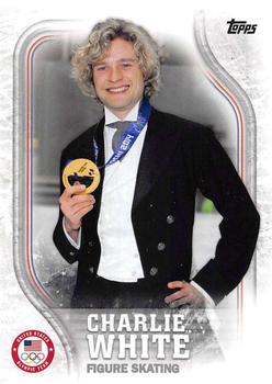 2018 Topps U.S. Olympic & Paralympic Team Hopefuls #USA-40 Charlie White Front