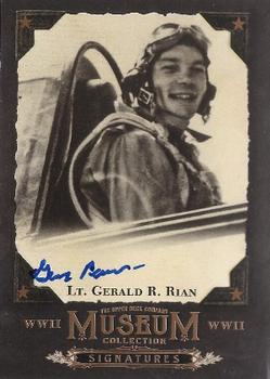 2017 Upper Deck Goodwin Champions - Museum Collection World War II Signatures #MCS-GR Lt. Gerald R. Rian Front