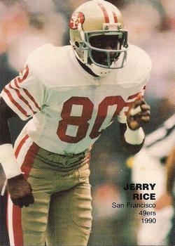 1990 Sports Superstars (unlicensed) #11 Jerry Rice Front