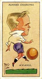 1927 Player's Football Caricatures By Mac #2 Walter Amos Front