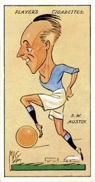 1927 Player's Football Caricatures By Mac #3 Billy Austin Front