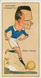 1927 Player's Football Caricatures By Mac #13 Harry Foxall Front