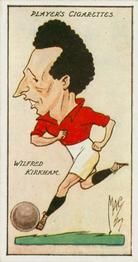 1927 Player's Football Caricatures By Mac #21 Wilf Kirkham Front