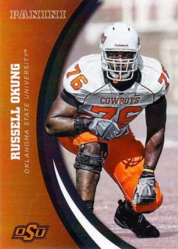 2017 Panini Oklahoma State Cowboys #8 Russell Okung Front
