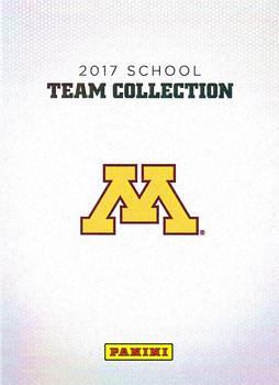 2017 Panini Minnesota Golden Gophers #NNO Team Logo Card Front