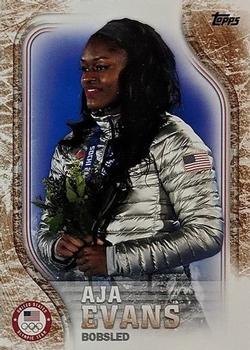 2018 Topps U.S. Olympic & Paralympic Team Hopefuls - Bronze #USA-6 Aja Evans Front