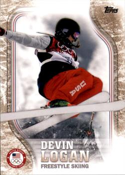 2018 Topps U.S. Olympic & Paralympic Team Hopefuls - Gold #USA-19 Devin Logan Front