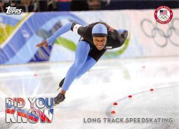 2018 Topps U.S. Olympic & Paralympic Team Hopefuls - Did You Know? #DYK-SD Shani Davis Front