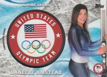 2018 Topps U.S. Olympic & Paralympic Team Hopefuls - ISOC Insignia Commemorative Relics #ICR-DU Danelle Umstead Front