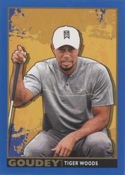 2017 Upper Deck Goodwin Champions - Goudey Royal Blue #G20 Tiger Woods Front