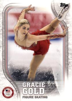 2018 Topps U.S. Olympic & Paralympic Team Hopefuls - Silver #US-14 Gracie Gold Front