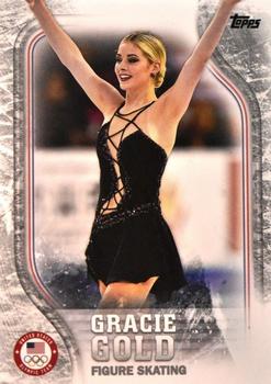 2018 Topps U.S. Olympic & Paralympic Team Hopefuls - Silver #USA-14 Gracie Gold Front
