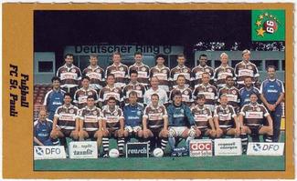 1995 Magic Sport ID Cards (German) #99 FC St. Pauli Front