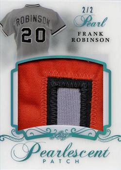 2017 Leaf Pearl - Pearlescent Patch Holo Purple #PP-10 Frank Robinson Front