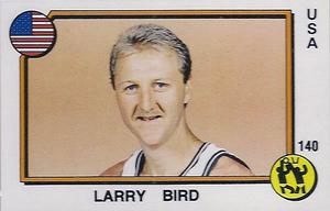1988 Panini Supersport Stickers #140 Larry Bird Front
