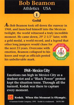 1995 Kodak A Century of Olympic Excellence #NNO Bob Beamon Back