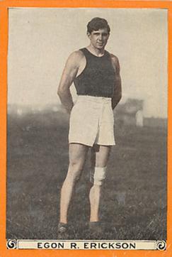 1913 Pan Handle Scrap World's Champion Athletes (T230) #NNO Egon R. Erickson Front
