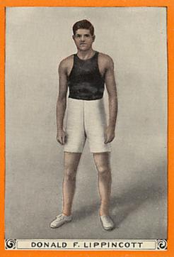 1913 Pan Handle Scrap World's Champion Athletes (T230) #NNO Donald F. Lippincott Front