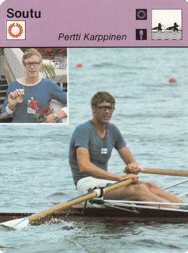 1977 Sportscaster Series 3 Finnish #03-65 Pertti Karppinen Front