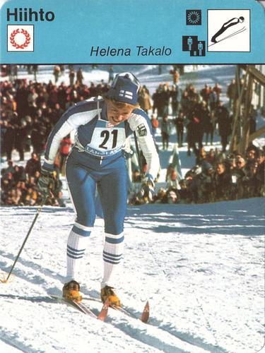 1977 Sportscaster Series 6 Finnish #06-130 Helena Takalo Front