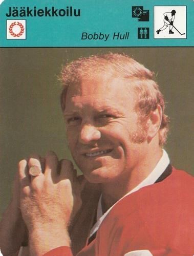 1977 Sportscaster Series 8 Finnish #08-181 Bobby Hull Front