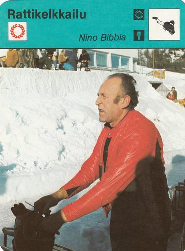 1977 Sportscaster Series 10 Finnish #10-221 Nino Bibbia Front