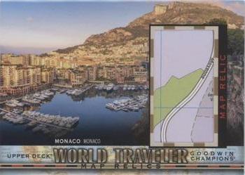 2018 Upper Deck Goodwin Champions - World Traveler Map Relics #WT-101 Monaco Front