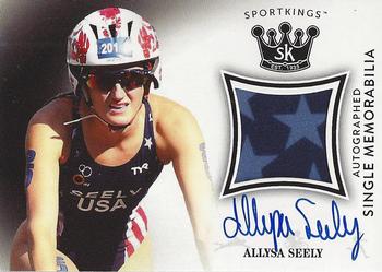 2018 Sportkings - Autographed Memorabilia #AM-AS Allysa Seely Front