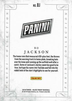 2018 Panini Black Friday - Panini Collection #BJ Bo Jackson Back