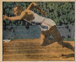 1951 Berk Ross #3-18 Jesse Owens Front