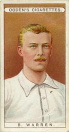 1908 Ogden's Famous Footballers #44 B. Warren Front