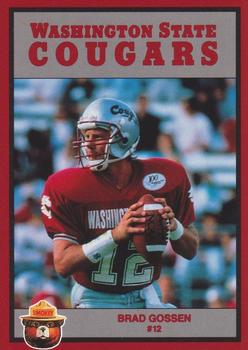 1991 Washington State Cougars Smokey #NNO Brad Gossen Front
