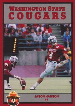 1991 Washington State Cougars Smokey #NNO Jason Hanson Front