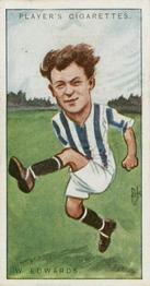 1926 Player's Footballers Caricatures by Rip #12 Willis Edwards Front