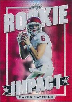 2019 Leaf Best of Sports - Rookie Impact Red #2 Baker Mayfield Front