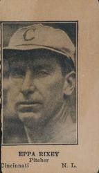 1925-31 W590 Strip Cards #NNO Eppa Rixey Front
