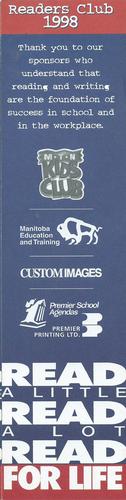 1998 Readers Club Winnipeg Pro Teams #NNO Scott Arniel Back