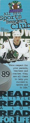 1998 Readers Club Winnipeg Pro Teams #NNO Greg Pankewicz Front