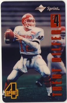 1994 Classic Four Sport - Phone Cards $4 Test Issue #NNO Trent Dilfer Front
