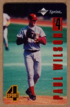 1994 Classic Four Sport - Phone Cards $4 Test Issue #NNO Paul Wilson Front