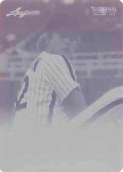 2012 Leaf National Convention - Printing Plates Cyan #SC1 Steve Carlton Front