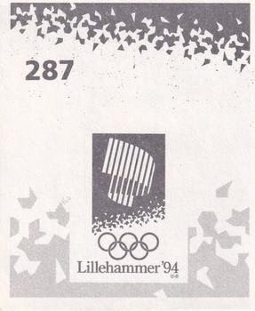 1994 Panini Lillehammer Stickers #287 Sweden Back