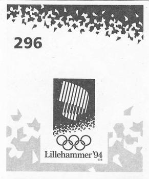 1994 Panini Lillehammer Stickers #296 Finland Back