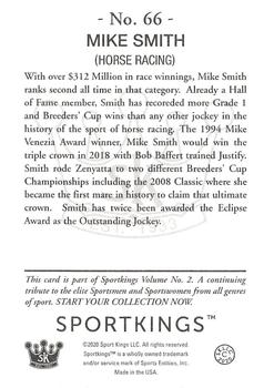 2021 Sportkings Volume 2 #66 Mike Smith Back