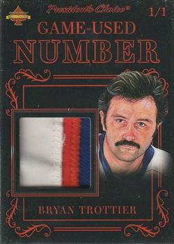2020 President's Choice Solitaire - Game-Used Number Red #NNO Bryan Trottier Front